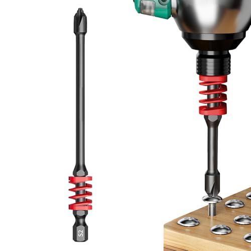 Magnetisches Schraubendreher-Bit-Set | Rutschfester Schraubendreher Mit Schlagfesten Einsätzen - Kreuzgriff Präzisionsbohrer Verlängerung Für Elektroinstallation Magnetisches Schraubendreher-Bit-Set | Rutschfester Schraubendreher Mit Schlagfesten Einsätzen - Kreuzgriff Präzisionsbohrer Verlängerung Für Elektroinstallation von Veeteah