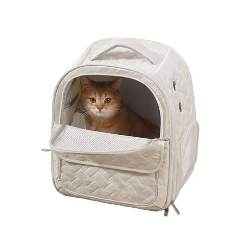 Pet Carrier Bag,Katzentransporttasche Für Haustiere | Klappbar Tragbar Tasche Rucksack für Reisen Motorrad Outdoor Camping Pet Carrier Bag,Katzentransporttasche Für Haustiere | Klappbar Tragbar Tasche Rucksack für Reisen Motorrad Outdoor Camping von Veeteah