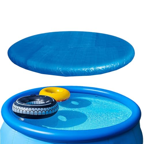 Poolabdeckung - Poolplane - Staubdichte Folie Mit Zugseil Falttarpe Für Täglichen Winter Außenbereich Poolseite Garten Haus von Veeteah