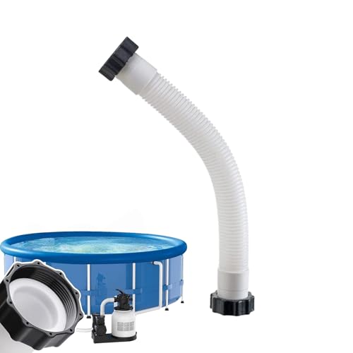 Poolschlauch - Verbindungsschlauch Ersatz | 38 mm Anschluss Obere Teile Für Bodenpool Rasen Garten Terrasse von Veeteah