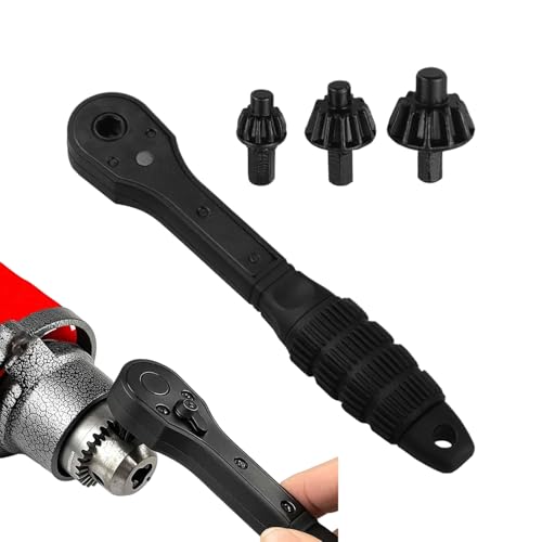 Veeteah 2 In 1 Bohrfutter Ratsche,Elektrobohrer Spannfutter Spannwerkzeug | Multifunktionaler Schnellwechsel Schlüssel Für Fahrrad Und Wartung von Veeteah