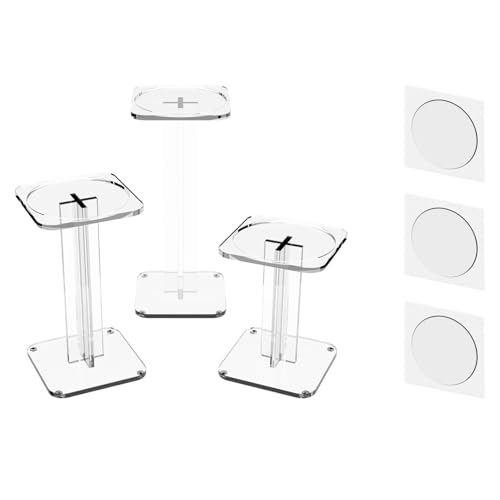 Veeteah Acryl Display Ständer - 3-Teilige Klare Präsentationse Aus Acryl,Organizer Für Modelldekoration Tischplatte Schlafzimmer Veeteah Acryl Display Ständer - 3-Teilige Klare Präsentationse Aus Acryl,Organizer Für Modelldekoration Tischplatte Schlafzimmer von Veeteah
