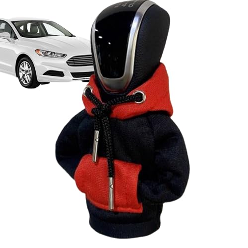 Veeteah Auto Schaltknauf Abdeckung, Auto Schaltknauf Hoodie, Gear Shift Hoodie Sweatshirt-Schutz, Car Shifter Hoodie für Auto Schalthebel Dekoration Zubehör von Veeteah