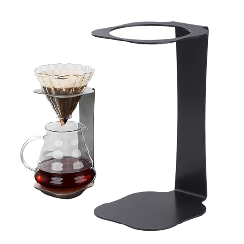 Veeteah Kaffee Pour-over Station, Kaffeefilterhalter Kaffeemaschinen Halterung, Kompakte Filterstation Mit Ständer Multifunktionaler Brühsiebhalter Für Küche Studio Camping Zuhause von Veeteah