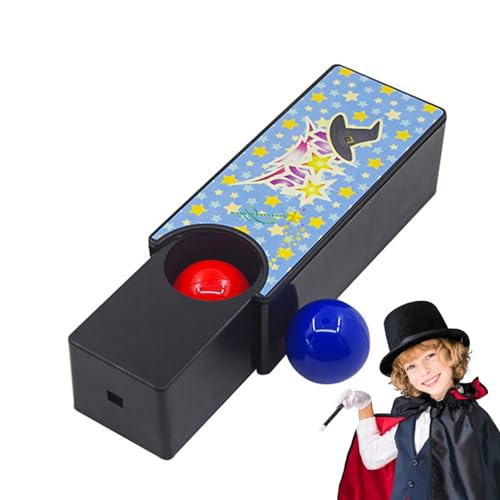 Veeteah Magic Box veränderbar, Zauberer-Requisiten veränderbare Box interaktiv, Zaubertrick-Box, verwandeln Sie rote in Blaue Bälle, Zaubertrick-Show-Requisiten Veeteah Magic Box veränderbar, Zauberer-Requisiten veränderbare Box interaktiv, Zaubertrick-Box, verwandeln Sie rote in Blaue Bälle, Zaubertrick-Show-Requisiten von Veeteah