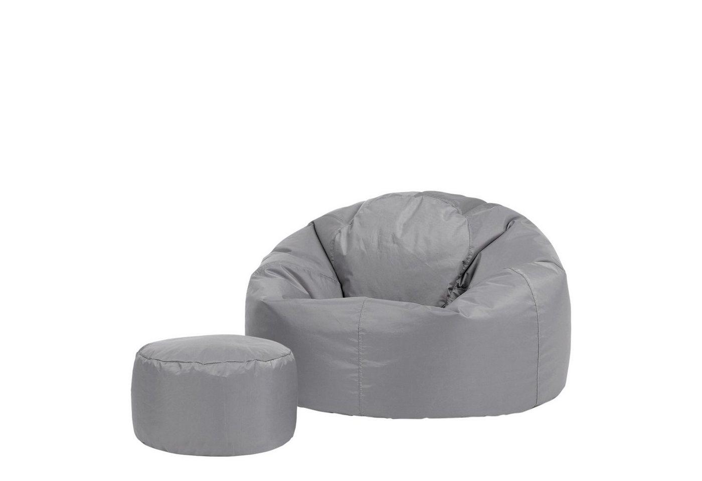 Veeva Sitzsack Klassischer Sitzsack Outdoor mit Sitzpouf von Veeva