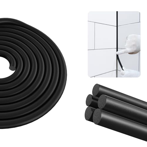 Vefhby Rundschnur Dichtung Gummischaum Wetterdichtung,EPDM Moosgummi Schwarz für DIY Dichtung Lager Pads Schaumstoffschläuche Handwerk Heimdichtung (20mmx5m) von Vefhby