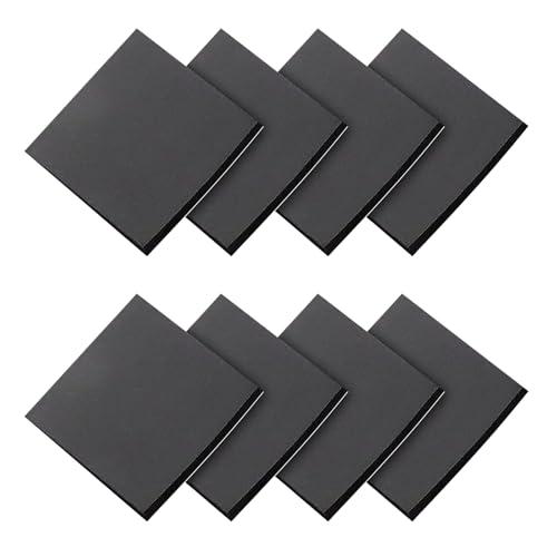 Vefhby Schaumstoff Selbstklebend Rutschfest Schaumstoffmatte mit Klebender Rückseite, Schaumstoff Platten für Möbel DIY Projekte Dekoration (100mmx100mmx12mm, 8 Stück) von Vefhby