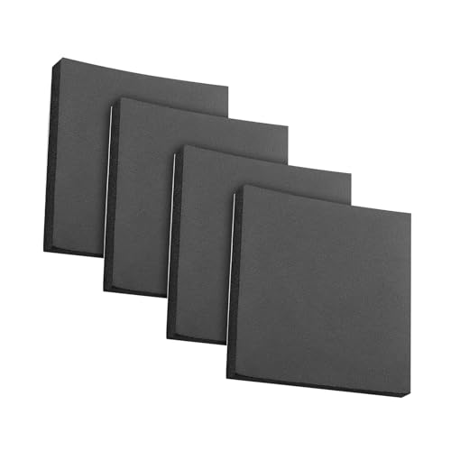 Vefhby Schaumstoff Selbstklebend Rutschfest Schaumstoffmatte mit Klebender Rückseite, Schaumstoff Platten für Möbel DIY Projekte Dekoration (100mmx100mmx20mm, 4 Stück) von Vefhby
