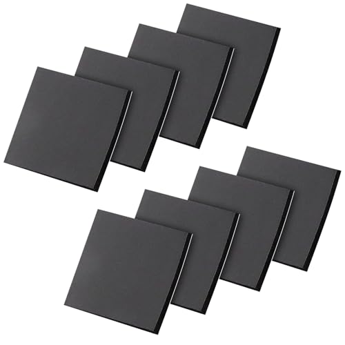 Vefhby Schaumstoff Selbstklebend Rutschfest Schaumstoffmatte mit Klebender Rückseite, Schaumstoff Platten für Möbel DIY Projekte Dekoration (150mmx150mmx12mm, 8 Stück) von Vefhby