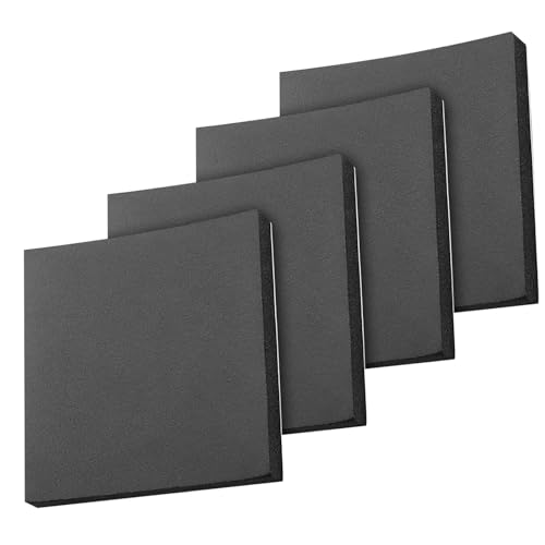Vefhby Schaumstoff Selbstklebend Rutschfest Schaumstoffmatte mit Klebender Rückseite, Schaumstoff Platten für Möbel DIY Projekte Dekoration (150mmx150mmx20mm, 4 Stück) von Vefhby