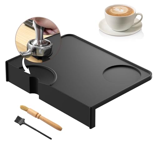 Espresso Tampermatte, Kaffee Tampermatte, Kaffee Tamper Matte Silikon mit Kantenschutz, Tamping Matte anti-Rutsch, Wasserdicht und HitzebestäNdig, füR SchüTzt Arbeitsplatte Kaffeeecke, 20.5 x 15cm Espresso Tampermatte, Kaffee Tampermatte, Kaffee Tamper Matte Silikon mit Kantenschutz, Tamping Matte anti-Rutsch, Wasserdicht und HitzebestäNdig, füR SchüTzt Arbeitsplatte Kaffeeecke, 20.5 x 15cm von Veftsvy