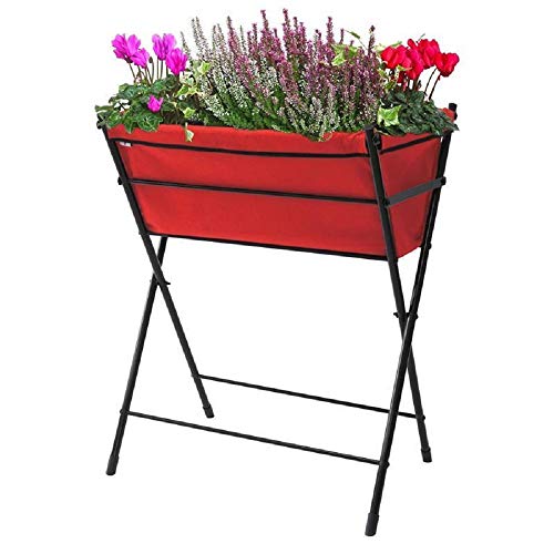 VegTrug Poppy Go Raised Bed Length 65 cm Width 40 cm Height 79 cm Red von VegTrug