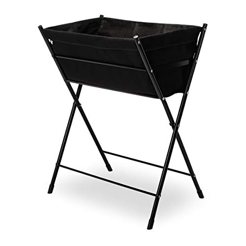 VegTrug Hochbeet Poppy Go Farbe Black Länge: 65cm Breite: 40cm Höhe: 79cm von VegTrug