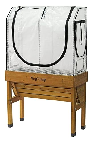 WallHugger Gewächshausrahmen & Mehrfachabdeckungs-Set, Gewächshäuschen von VegTrug