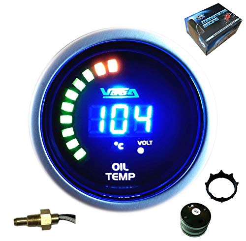 Manometer Vega® Öltemperatur 20-150 °C, digitale Anzeige und LEDs, 52 mm, französische Marke von Vega