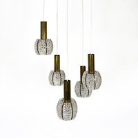 Wunderschöne Kaskaden Lampe Acryl Hängeleuchte | Emil Stejnar Für Rupert Nikoll Aus Den 1950Er Jahren von VegaVintageDesign