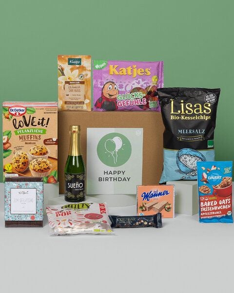 Vegan Box Happy Birthday Geschenkbox von Vegan Box