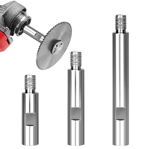 Rotations Polisher Verlängerung Schaft Set, 3 Stück Winkelschleifer Verlängerung Verbindungsstange, Winkelschleifer-VerläNgerung, M14 Polisher Verlängerung Schaft Set von Vegena