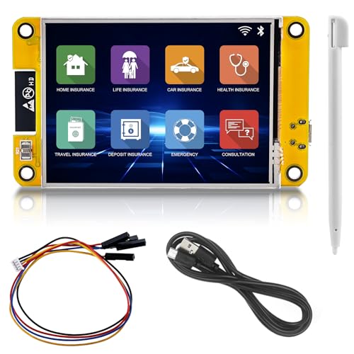 Vegena ESP32 Display, 2.8 Zoll Entwicklungsboard, TFT Touchscreen Monitor Kompatibel 240 * 320 WiFi + Bluetooth Modul Entwicklungsboard TFT Modul mit Arduino/LVGL von Vegena