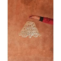 stroh Boho Pendelleuchte, Lampenschirm von VegetalDecor