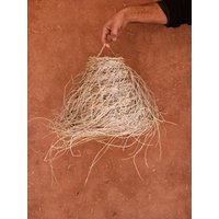 stroh Boho Pendelleuchte, Lampenschirm von VegetalDecor