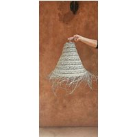 stroh Boho Pendelleuchte, Lampenschirm von VegetalDecor