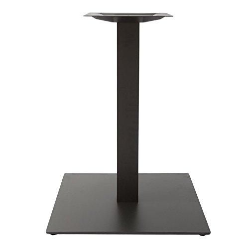 Veggimoebel Tischgestell Einzel – 55 x 55 x 72 cm – Pulverbeschichteter Stahl – Schwarz – 24 kg – Für Esstische & Gastro von Veggimoebel