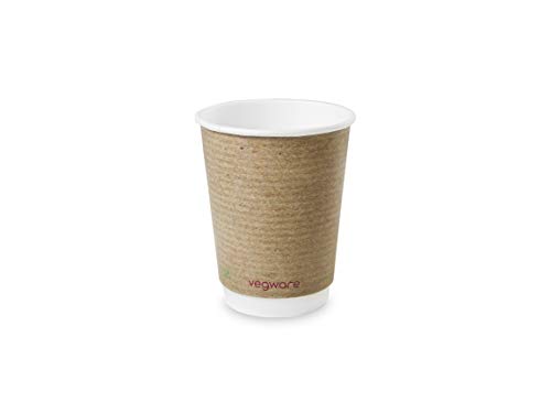 Vegware vdw-12 doppelwandig Kraft Cup, 12 oz, braun von Vegware