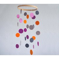 Mobile, Filz, Kreise, Kinderzimmer, Wollfilz, Regenbogen, Bunt, Baby Mobile, Filz, Kreise, Kinderzimmer, Wollfilz, Regenbogen, Bunt, Baby von VehShop