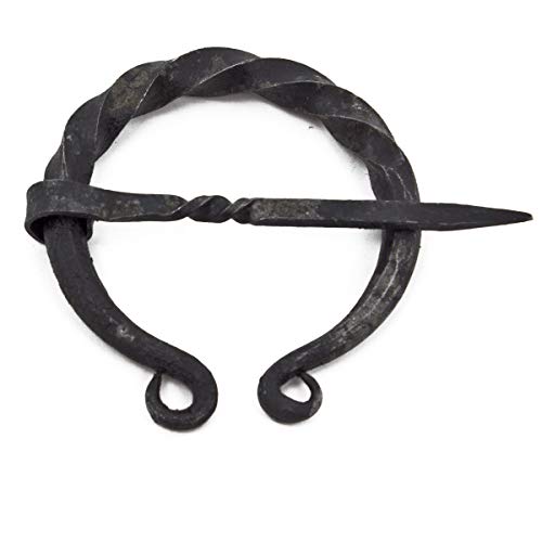 Vehi Mercatus Geschmiedete Fibel einfach eingerollt tordiert 6cm von Vehi Mercatus