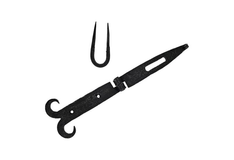 Vehi Mercatus Zierhaken Rustikal geschmiedete Überfalle / Haspe aus Eisen von Vehi Mercatus
