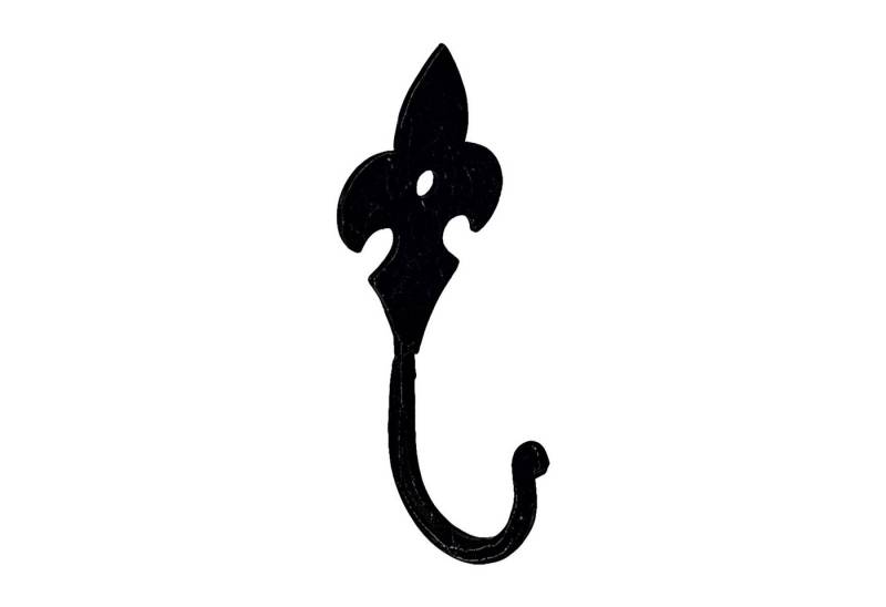Vehi Mercatus Zierhaken Rustikaler geschmiedeter Wandhaken Lilie "Fleur de Lis" Vehi Mercatus Zierhaken Rustikaler geschmiedeter Wandhaken Lilie "Fleur de Lis" von Vehi Mercatus