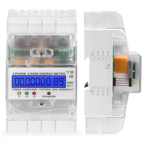 Stromzähler 3 Phasen 4Draht,3 Phasen Stromzähler Hutschiene Geeicht,Drehstromzähler 230V 400V 5-100A,Stromzähler Din Hutschiene,Lcd Digitaler Stromzähler,Stromzähler Für Din Hutschiene Zwischenzähler Stromzähler 3 Phasen 4Draht,3 Phasen Stromzähler Hutschiene Geeicht,Drehstromzähler 230V 400V 5-100A,Stromzähler Din Hutschiene,Lcd Digitaler Stromzähler,Stromzähler Für Din Hutschiene Zwischenzähler von Vehoukli