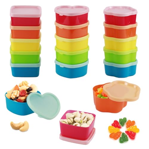 15 Stück Kleine Dosen mit Deckel Plastik, Vorratsbehälter Multifunktion, Gefrierdosen Klein, Vorratsdosen Klein, Tupperdosen Klein, für Lagerung von Früchten und Trockenfrüchten 15 Stück Kleine Dosen mit Deckel Plastik, Vorratsbehälter Multifunktion, Gefrierdosen Klein, Vorratsdosen Klein, Tupperdosen Klein, für Lagerung von Früchten und Trockenfrüchten von Veiteibe