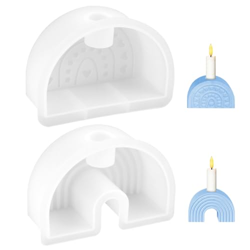 2 Stücke Silikonform Regenbogen, Weiß Silikonform Kerzenhalter, 3d-Regenbogenbrücke Silikonform Kerzen, Kerzenformen zum GießEn, für Weihnachten, Geburtstage und Wichtige Feiertage 2 Stücke Silikonform Regenbogen, Weiß Silikonform Kerzenhalter, 3d-Regenbogenbrücke Silikonform Kerzen, Kerzenformen zum GießEn, für Weihnachten, Geburtstage und Wichtige Feiertage von Veiteibe