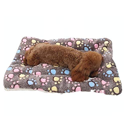 Vejaoo hochwertige Flanell Fleece Haustiere Softe und Warme Haustiere Bed Für Hunde/Katzen XZ006 (Coffee, 61 * 41 cm) von Vejaoo