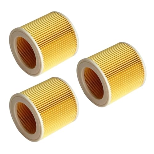 3 Stück Luftersatz-Staubfilter, kompatibel mit Karcher WD2.250 WD3.200 MV2 MV3 WD3 Filter Staubsaugerteile von Vejvrczrm