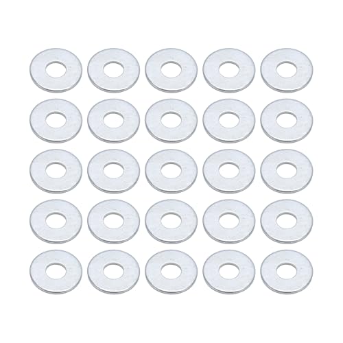 VekAuto Universelle Flachscheibe 4mm Innendurchmesser 12mm Außendurchmesser Dicke Langlebige Legierungsstahl Kotflügelscheibe Silberton 25 Stück VekAuto Universelle Flachscheibe 4mm Innendurchmesser 12mm Außendurchmesser Dicke Langlebige Legierungsstahl Kotflügelscheibe Silberton 25 Stück von VekAuto