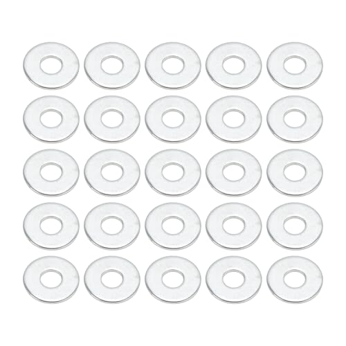 VekAuto Universelle Flachscheibe 5mm Innendurchmesser 15mm Außendurchmesser Dicke Langlebiger Legierungsstahl Fenderscheibe Silberton 25 Stück VekAuto Universelle Flachscheibe 5mm Innendurchmesser 15mm Außendurchmesser Dicke Langlebiger Legierungsstahl Fenderscheibe Silberton 25 Stück von VekAuto