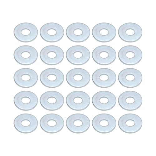 VekAuto Universelle Flachscheibe 6mm Innendurchmesser 18mm Außendurchmesser Dicke Langlebige Legierungsstahl Kotflügelscheibe Silberfarben 25 Stück VekAuto Universelle Flachscheibe 6mm Innendurchmesser 18mm Außendurchmesser Dicke Langlebige Legierungsstahl Kotflügelscheibe Silberfarben 25 Stück von VekAuto