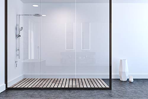 VEKA Duschrückwand Fliesenersatz fugenlos weiß seidenmatt 2500 x 1000 x 3 mm von VEKA