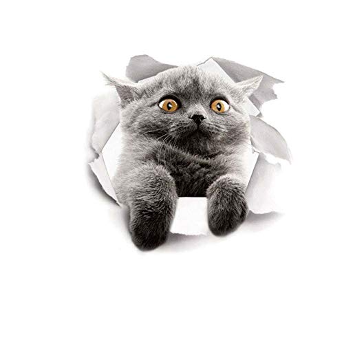 Vektenxi Nette Katze gedruckt WC Deckel Aufkleber DIY Wall Art Decal Home Decor langlebig und nützlich Vektenxi Nette Katze gedruckt WC Deckel Aufkleber DIY Wall Art Decal Home Decor langlebig und nützlich von Vektenxi