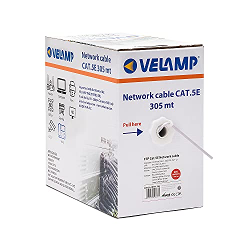 Netzwerkkabel CAT5E FTP 305 mt in Box von Velamp