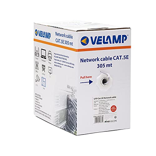 Netzwerkkabel CAT5E UTP 305 mt in Box von Velamp