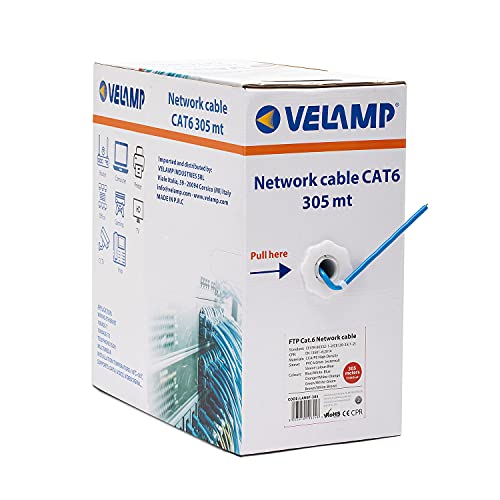 Netzwerkkabel CAT6 FTP 305 mt in Box von Velamp