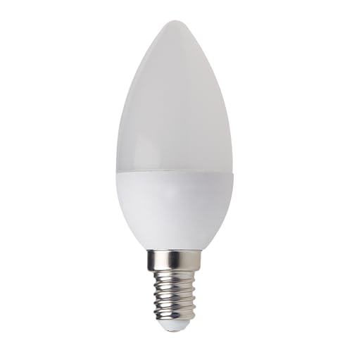 Velamp SMD-LED-Lampe, Olive C37, 6 W / 470 lm, E14-Sockel, 6500 K von Velamp