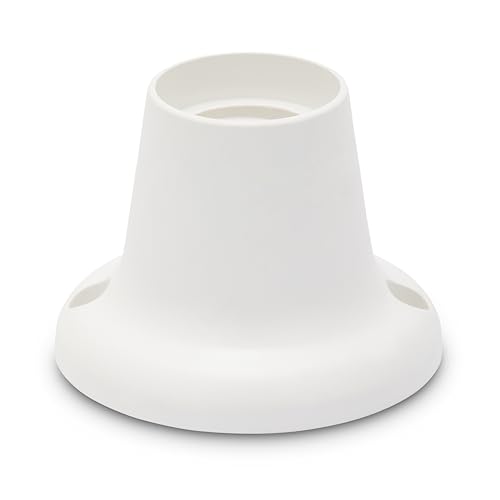 Thermoplastischer Lichtpunkt mit E27-Fassung, gerader Fuß. Weiß von Velamp