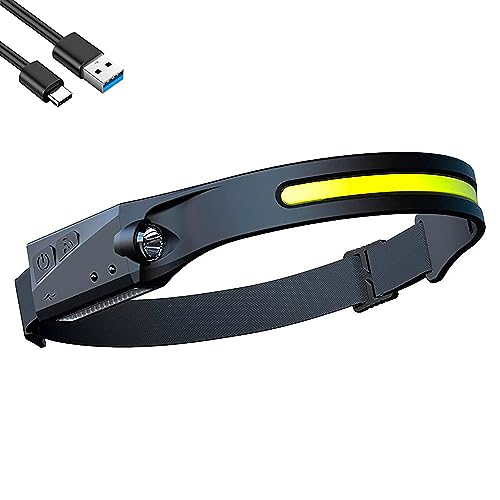 Velamp 2 in 1 wiederaufladbare LED Stirnlampe mit Bewegungsmelder von Velamp