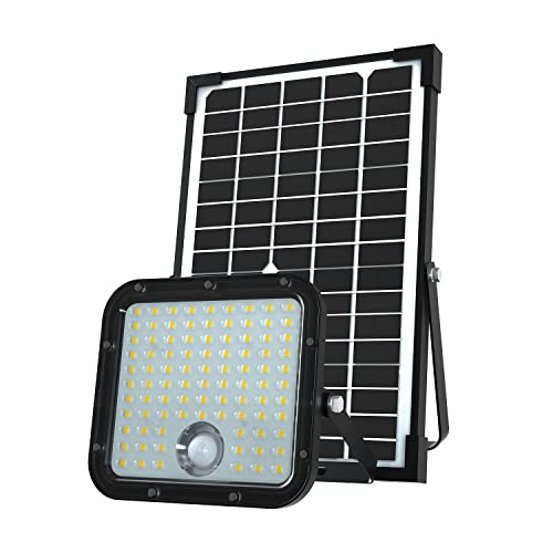 Velamp 4800 Lumen Solar-LED-Projektor mit Präsenzmelder. Remote-Solarpanel von Velamp